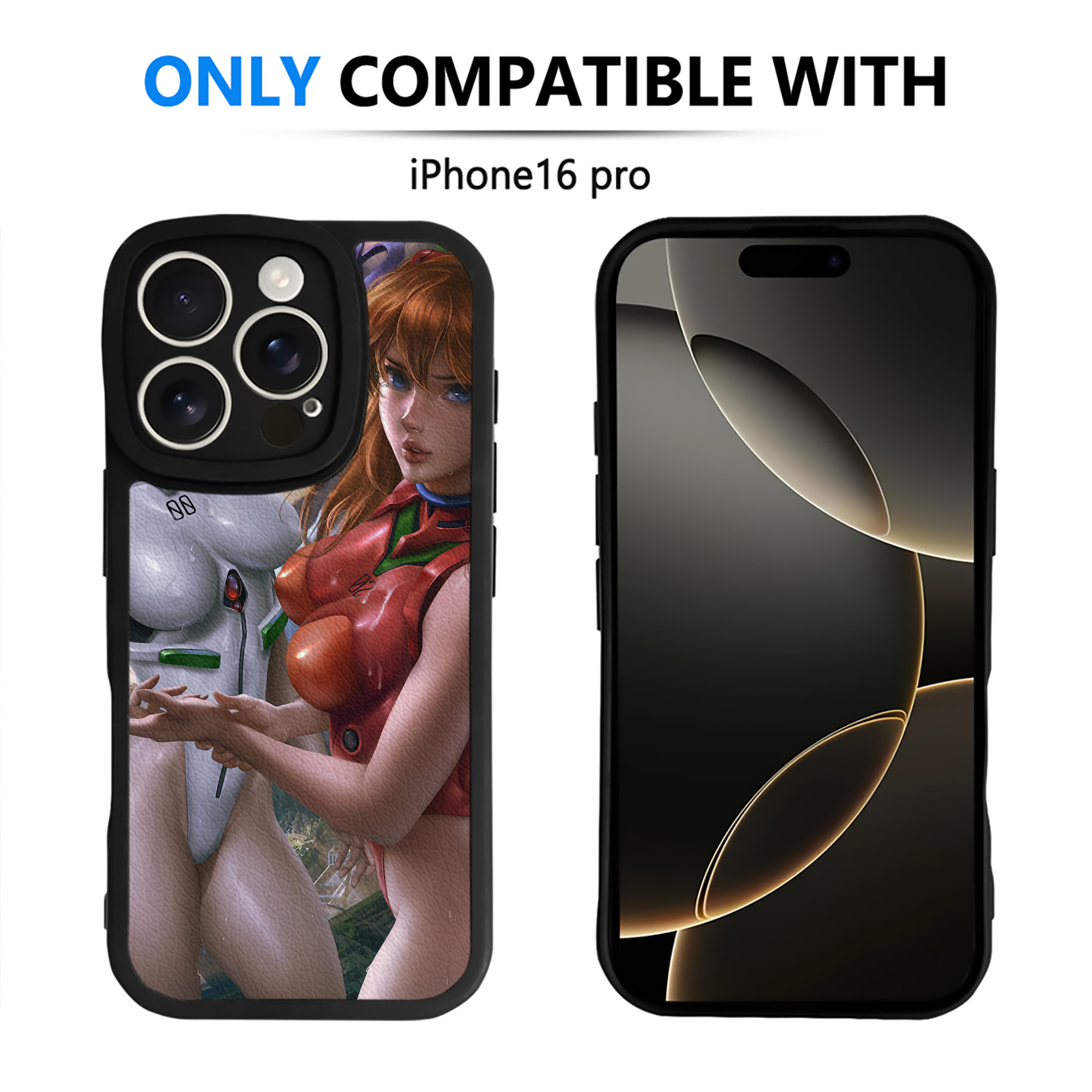 （画像用） EVA 新世紀エヴァンゲリオン 【iPhone 16シリーズ対応】シリコンスマホケース（レザー調） 材質：シリコン